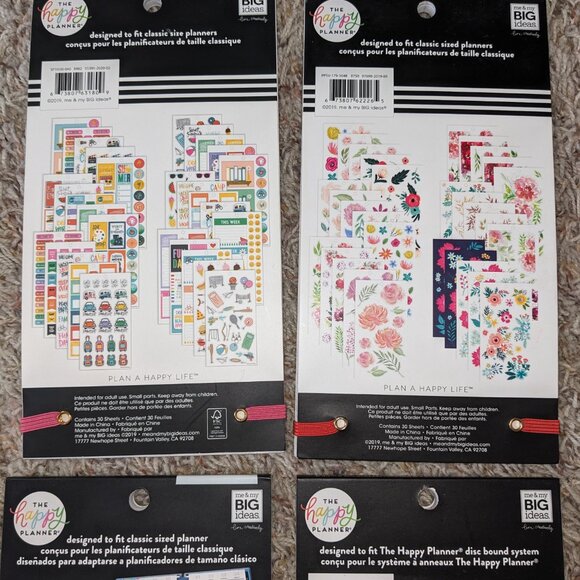 The Happy Planner NWT Set of 4 Sticker Books - Picture 4 of 6